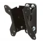 Wall mount B-TECH BT7511/B for flat screens, tilt -10° to 17°, up to 20 kg, for 28 inch (max 71.1 cm), VESA 75x75–100x100, 5.5 cm wall distance, black