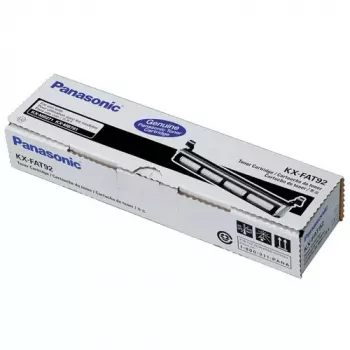 Toner cartridge Panasonic KX-FAT92 Black, original, yield ≈2000 pages, 1 pc