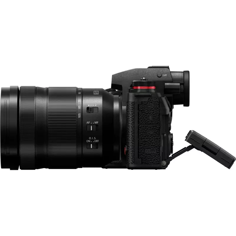Mirrorless Camera Panasonic Lumix DC-S1R II with 24–105mm Lens, 47.3MP Full-Frame