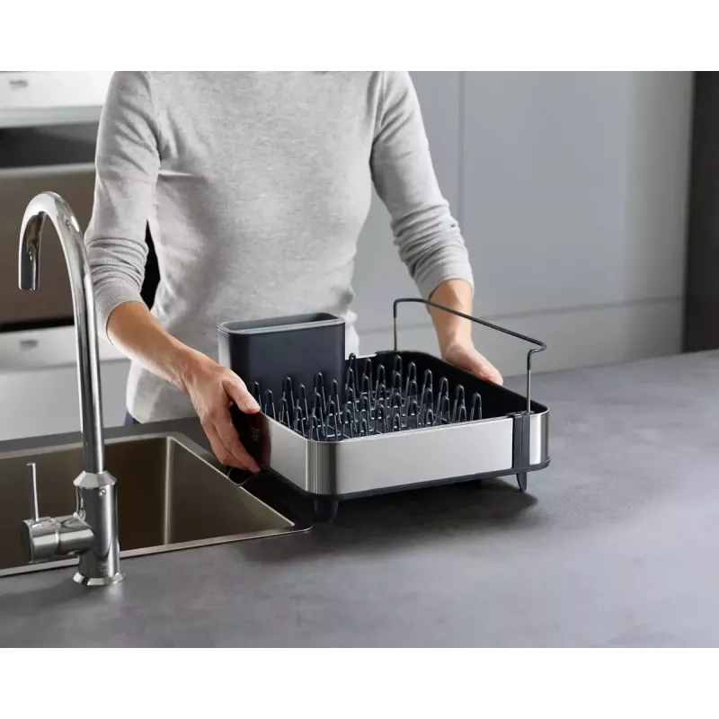 Dish Drainer Joseph Joseph Extend Steel Expandable Black Stainless Steel 527mm