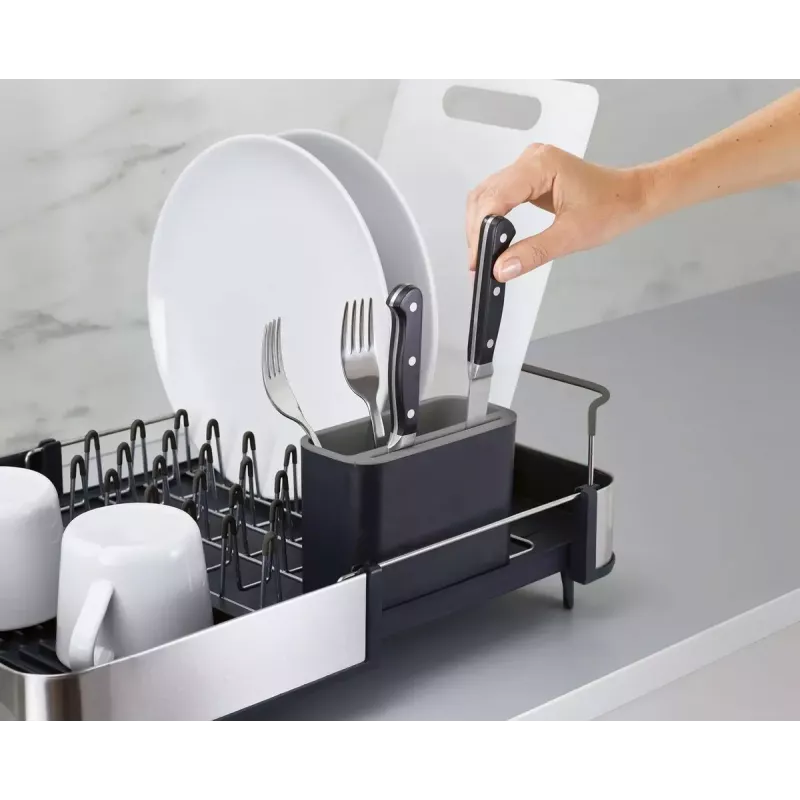 Dish Drainer Joseph Joseph Extend Steel Expandable Black Stainless Steel 527mm