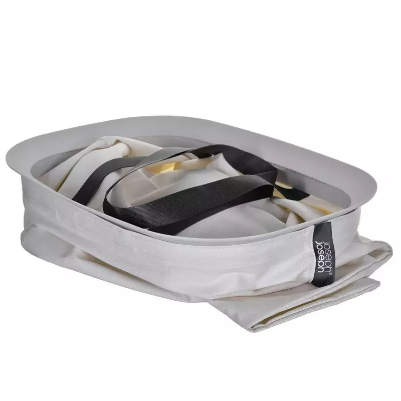Laundry basket Joseph Joseph Tota 60L Ecru – 60 litre capacity, ventilated tall hamper