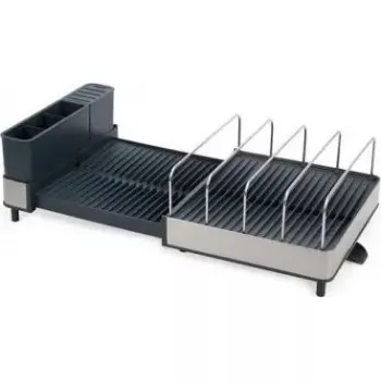 Dish drainer joseph joseph Extend Max Steel compact design, foldable drying rack for dishes and cutlery