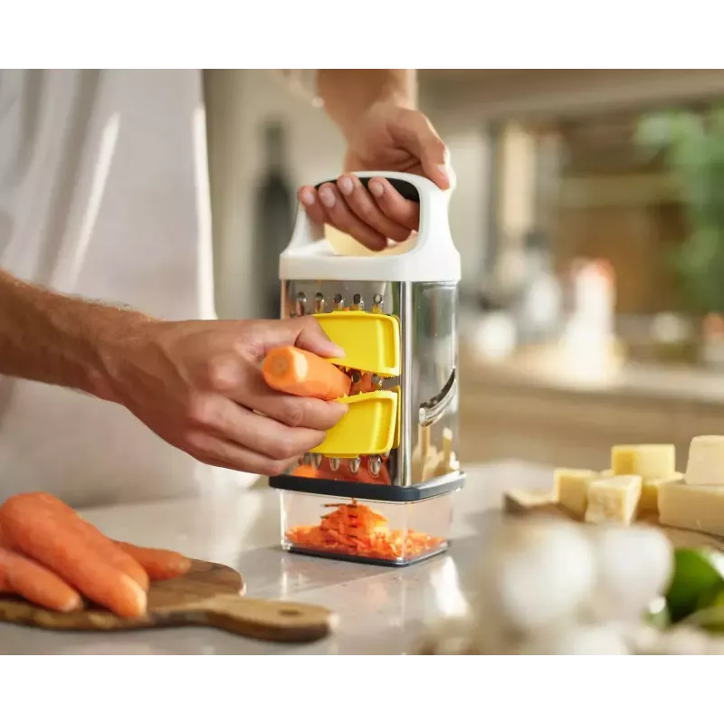Box grater Joseph Joseph 20225 Stainless steel Transparent White