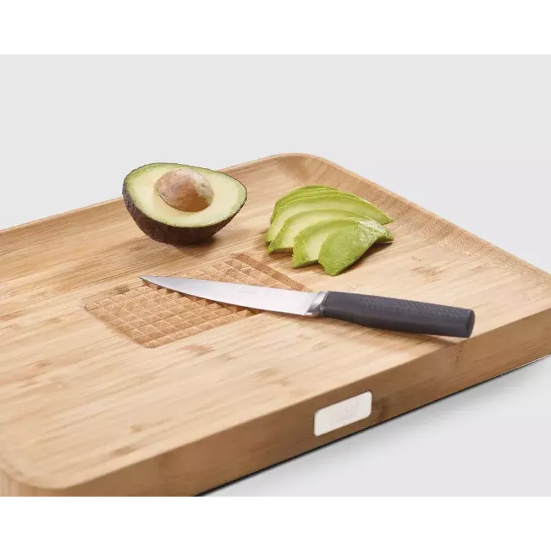 Cutting board Joseph Joseph Cut&Carve Rectangular Bamboo