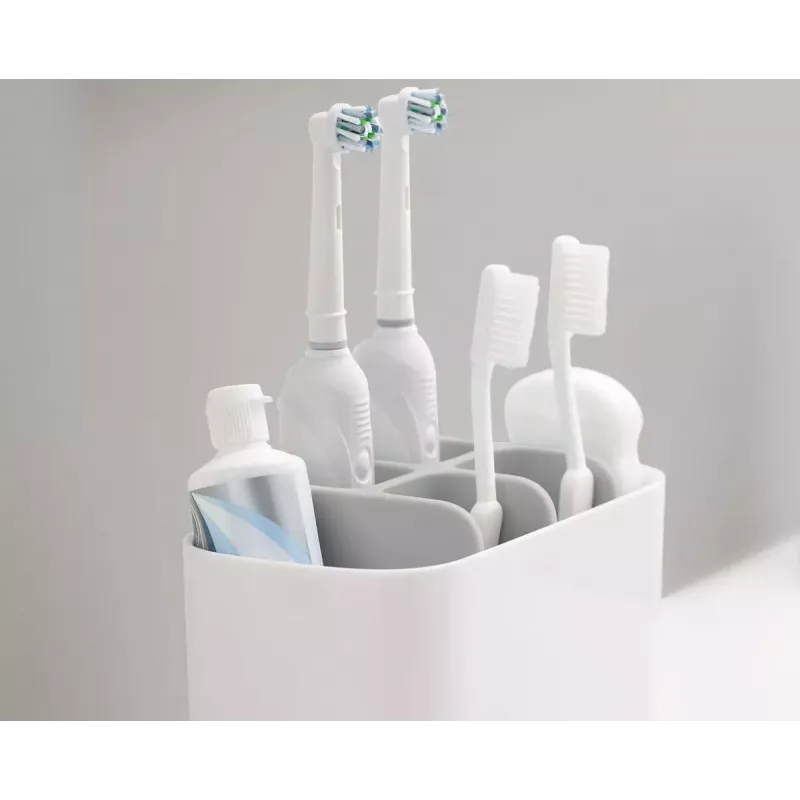 Freestanding toothbrush holder Joseph Joseph EasyStore Large Grey