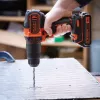 Drill Black & Decker BDCHD18K-QW 1400 RPM, 1.5 Ah, Black, Orange