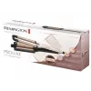 Automatic curling iron Remington CI91AW — rose gold/black, S-shaped barrel, ceramic coating, 150–210°C, 3 m swivel cord