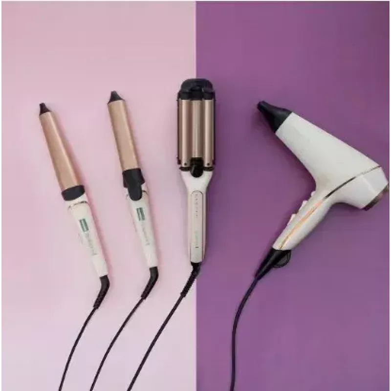 Automatic curling iron Remington CI91AW — rose gold/black, S-shaped barrel, ceramic coating, 150–210°C, 3 m swivel cord