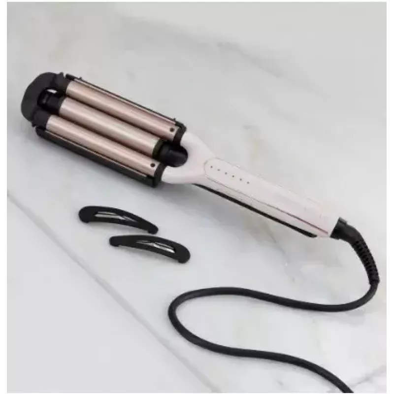Automatic curling iron Remington CI91AW — rose gold/black, S-shaped barrel, ceramic coating, 150–210°C, 3 m swivel cord