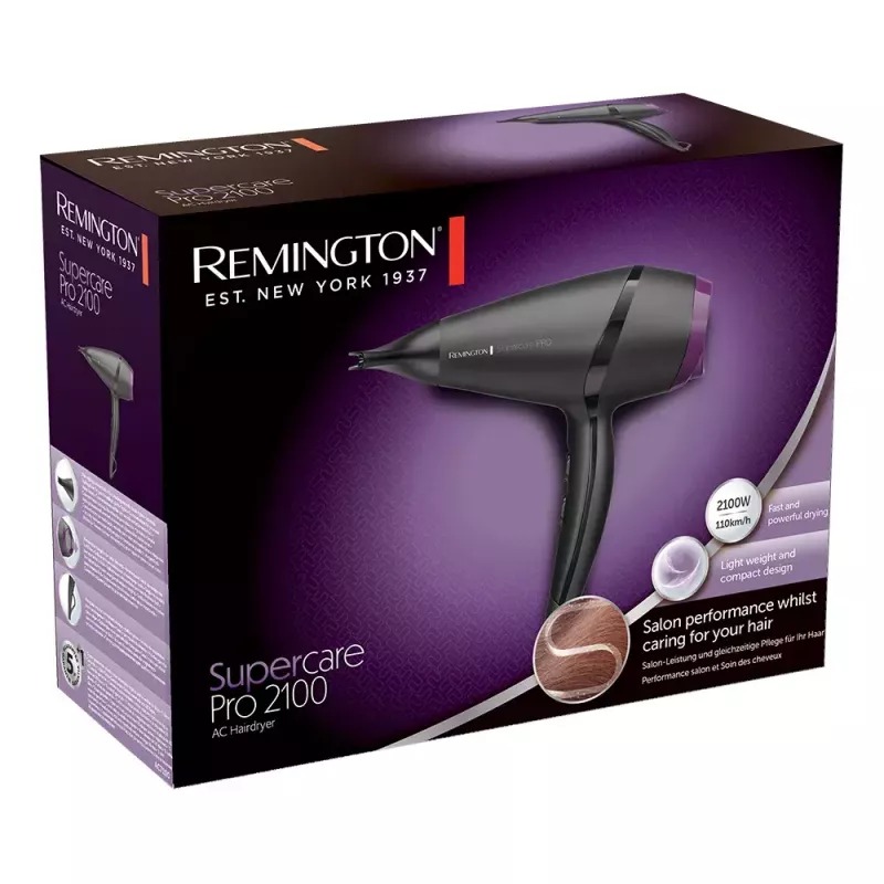 Remington AC7100 hair dryer 2100 W Black