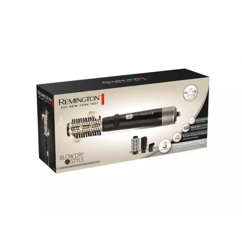 Hot air brush Remington AS7580 1000 W Black Gold
