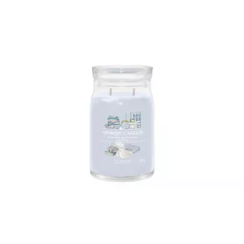 Wax Candle Yankee Candle A Calm & Quiet Place Floral Grey 1 pc 157mm 567g