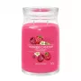 Wax candle Yankee Candle Cylinder Raspberry Crimson — Height 157 mm, Diameter 93 mm, Weight 567 g, 1 pc