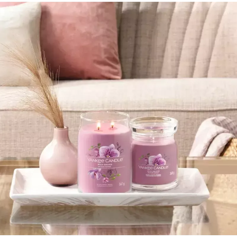 Wax Candle Yankee Candle Wild Orchid Height 157 mm Width 93 mm