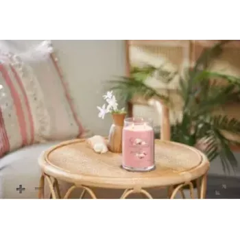 Wax Candle Cylinder Yankee Candle 1629962E Citrus Floral Vanilla Pink 157mm 9.3cm 567g