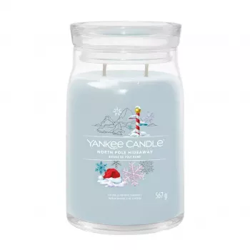 Wax Candle Yankee Candle North Pole Hideaway Blue 157mm 567g
