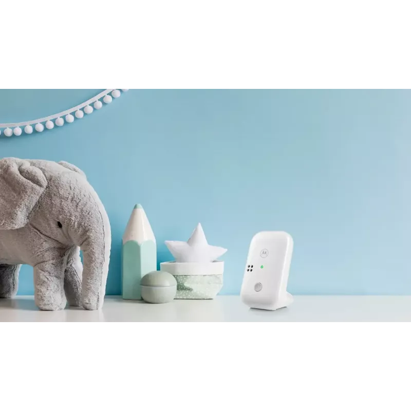 Baby audio monitor MOTOROLA PIP10 White-Black 2.4 GHz range