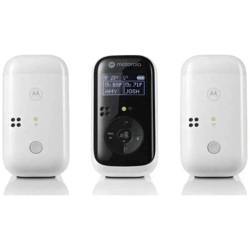 Baby monitor MOTOROLA PIP15 Twin Audio with 120 m range, two-unit audio monitor set