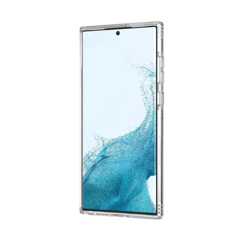 Tech21 Evo Clear mobile phone case Transparent Samsung Galaxy S22 Ultra 15.5 cm
