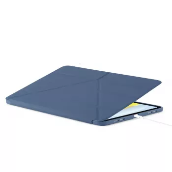 Tablet flip case PIPETTO P052-51-V for iPad 10th Gen (10.9 inch) — microfiber and TPU, 5 stand modes