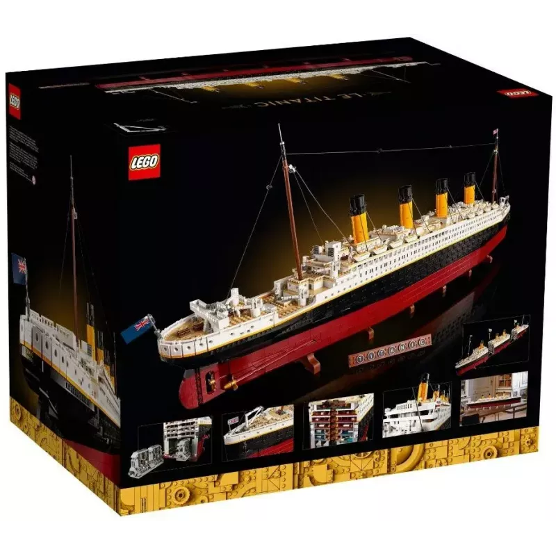 LEGO building set ICONS 10294 Titanic model replica — 9,090 pieces, 18+