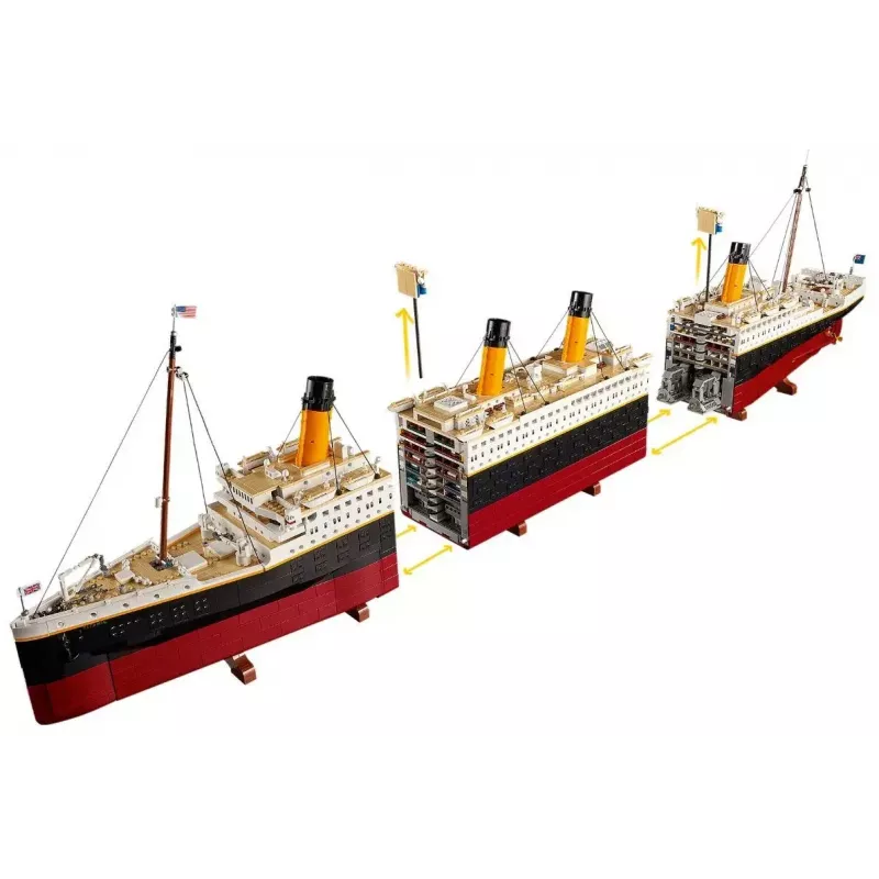 LEGO building set ICONS 10294 Titanic model replica — 9,090 pieces, 18+