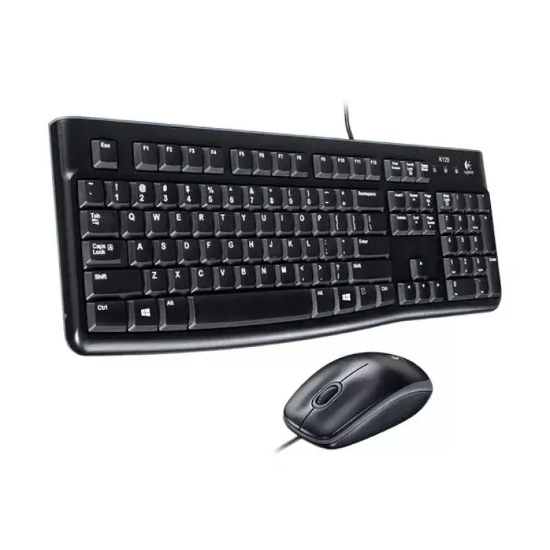 Keyboard and Mouse Set Logitech Desktop MK120