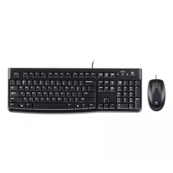Keyboard and Mouse Set Logitech Desktop MK120