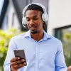 Headset Logitech Zone Wireless 2 ES — Wired & Wireless (Bluetooth), USB-C, Supraaural, 1.5 m cable, White, 212 g