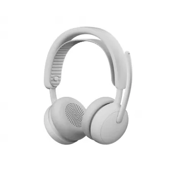Headset Logitech Zone Wireless 2 ES — Wired & Wireless (Bluetooth), USB-C, Supraaural, 1.5 m cable, White, 212 g