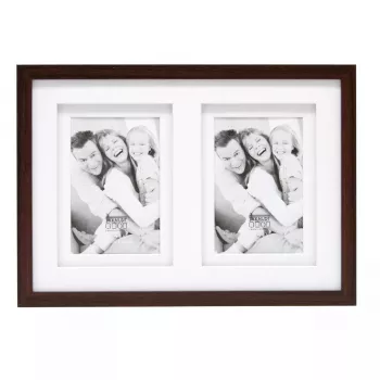 Multi picture frame Deknudt S65KQ2 Brown 340x245 mm