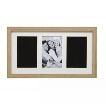 Multi picture frame Deknudt S66KB3 Wood 490x260 mm