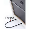Single picture frame Deknudt S41JL1 White Wood 232x318mm