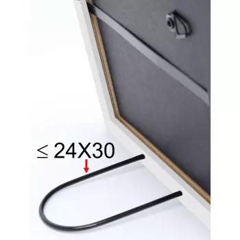 Single picture frame Deknudt S41JL1 White Wood 232x318mm