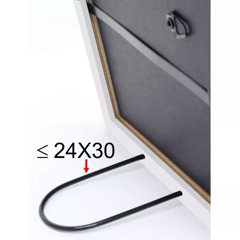 Single picture frame Deknudt S41JL1 White Wood 232x318mm
