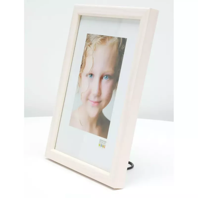 Single picture frame Deknudt S41JL1 White Wood 232x318mm