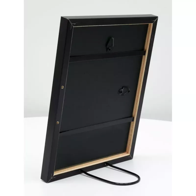 Single picture frame Deknudt S41JL2 Black Wood 318x232mm