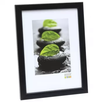 Single picture frame Deknudt S41JL2 Black Wood 318x232mm