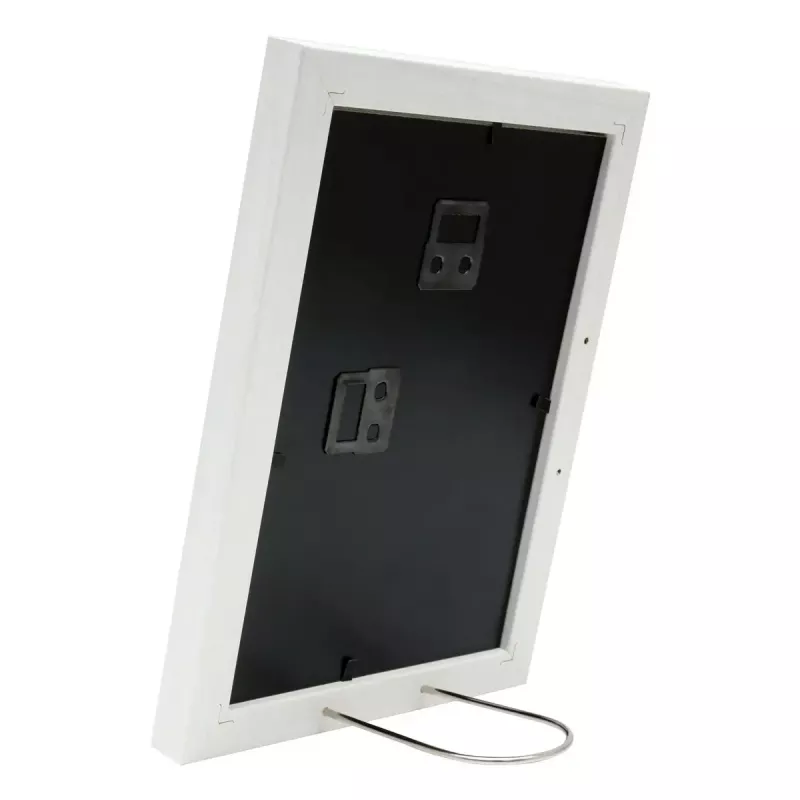 Single picture frame Deknudt S66KF1 P1 White MDF Glass Wood 30x40