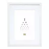 Single picture frame Deknudt S66KF1 P1 White MDF Glass Wood 30x40