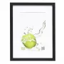 Single picture frame Deknudt S66KF2 P1 Black MDF 30x40 cm