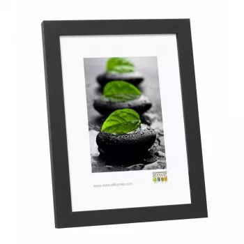 Single picture frame Deknudt S44CF2 Black Wood 15X20