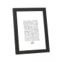 Single picture frame Deknudt S44CF2 1 Black Glass MDF 150x200mm