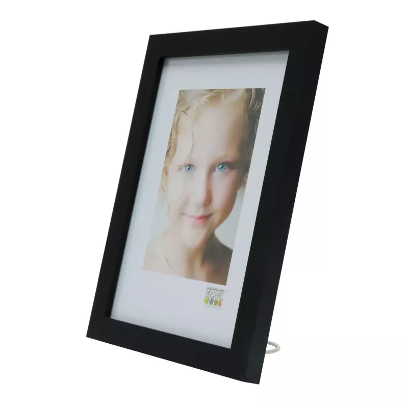 Single picture frame Deknudt S44CF2 Black 20X30 Glass MDF