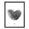 Single picture frame Deknudt S44CF2 Black 20X30 Glass MDF