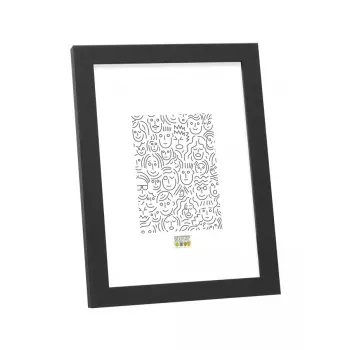 Single picture frame Deknudt S44CF2 Black 20X30 Glass MDF