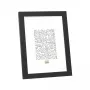 Single picture frame Deknudt S44CF2 Black 30X45 Glass MDF