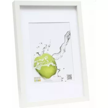 Photo frame Deknudt S40AK1 P1 15x20 Wood White with passepartout