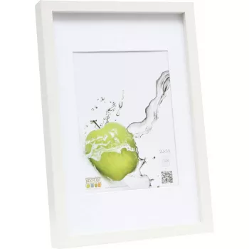 Photo frame Deknudt S40AK1 P1 30x40 Wood white with passepartout